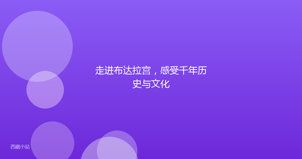 走进布达拉宫，感受千年历史与文化
